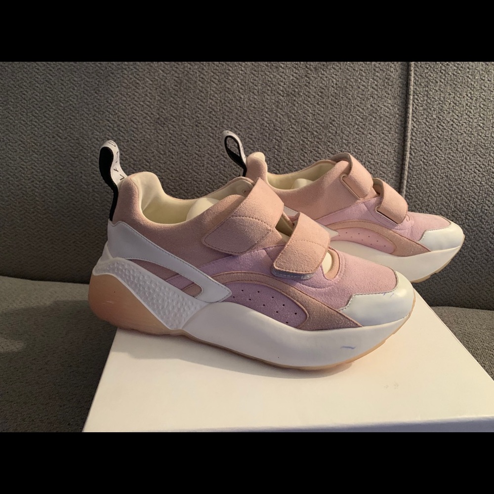 Stella Mccartney Eclypse Pink Patchwork Sneakers - image 5